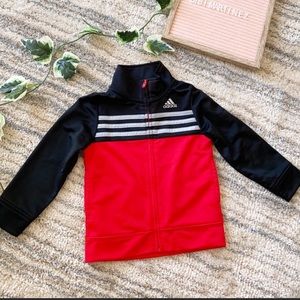 Adidas toddler zip up jacket